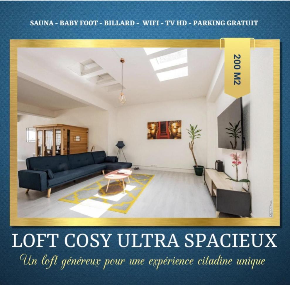 Loft Cosy - Hypercentre - Sauna - 200M2 - Wifi Graulhet Kültér fotó